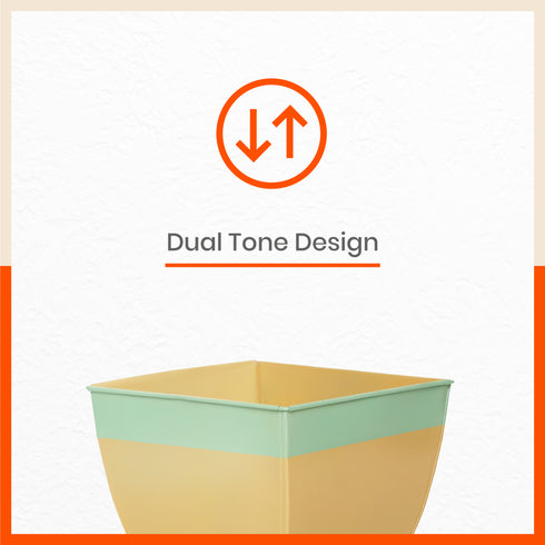 MYLA Metal Square Planters / Pots for Home / Garden / Balcony | Medium – Mynt & Tea